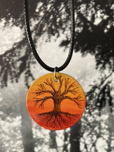 Tree of life necklace ~ individually wood burned