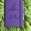 Witch hat and shoes A6 pocket notebook and pen